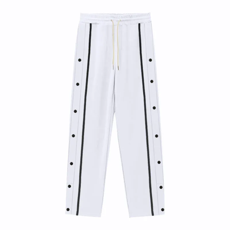 Men's Loose Straight Tear-away Sports Pants