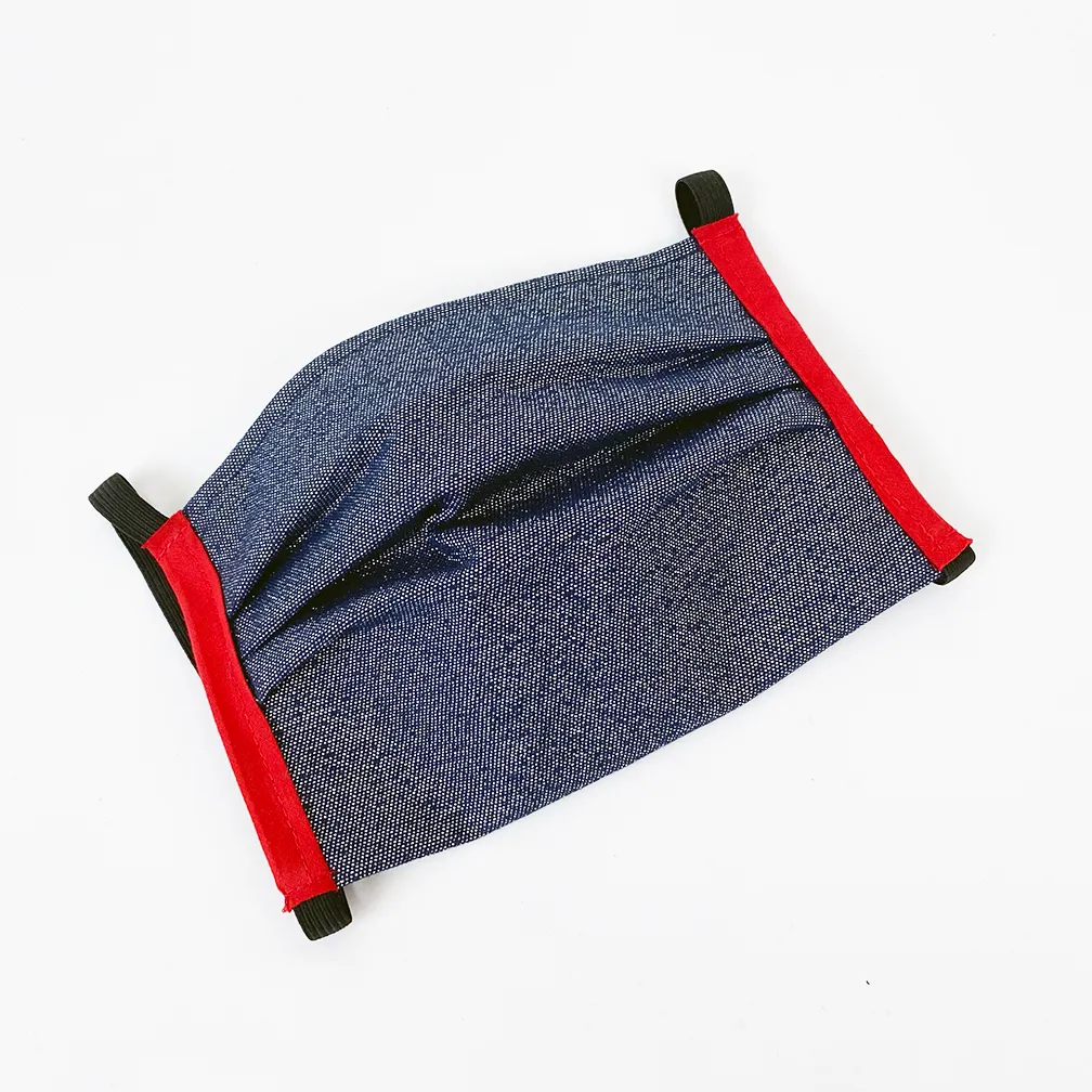 'Merica Metallic Denim Reversible Face Mask