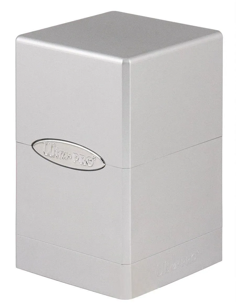 Metallic Silver Satin Tower