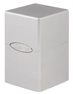 Metallic Silver Satin Tower