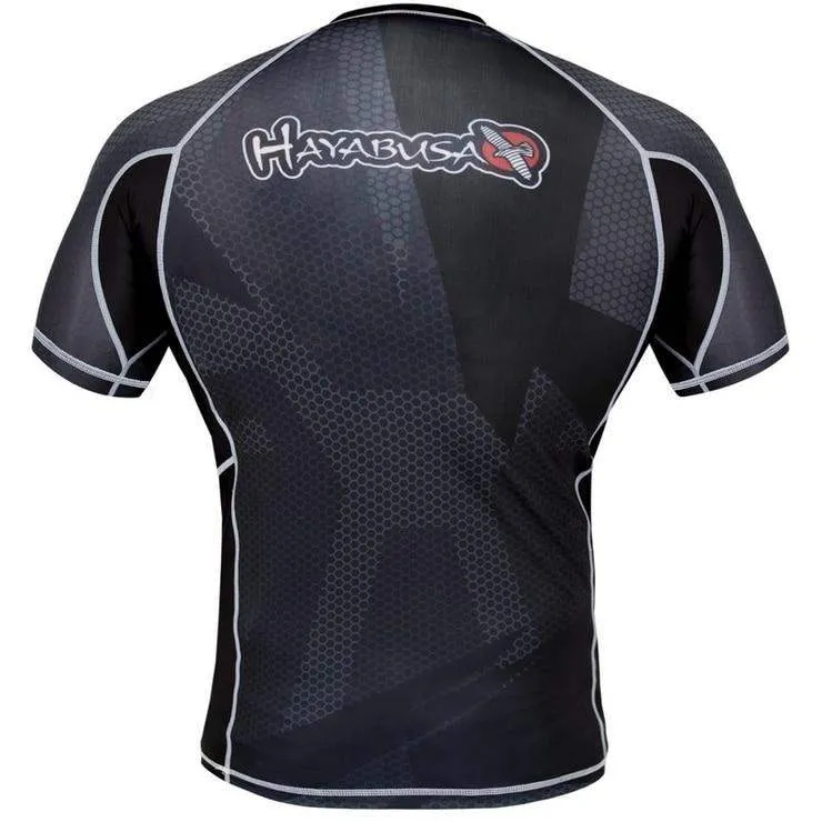 METARU47 SILVER RASHGUARD Short Sleeve