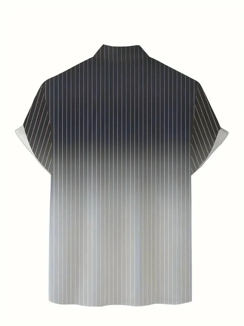 Michael – Gradient Stripe Men’s Short-Sleeve Shirt