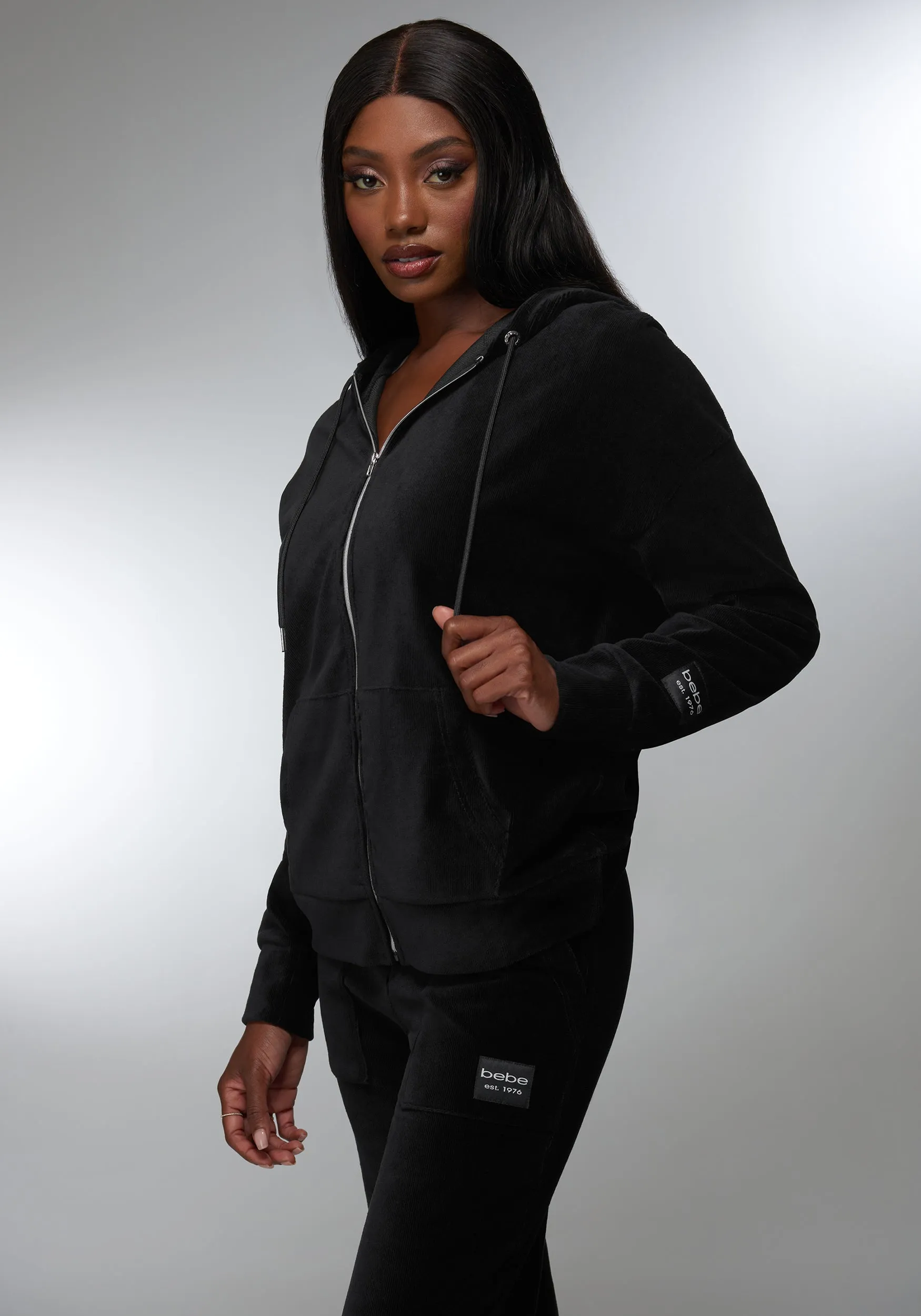 Micro Cord Hoodie