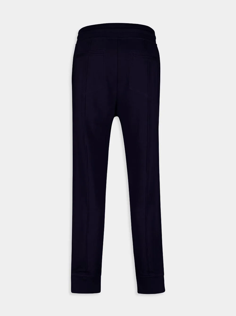 Navy Drawstring Track Pants