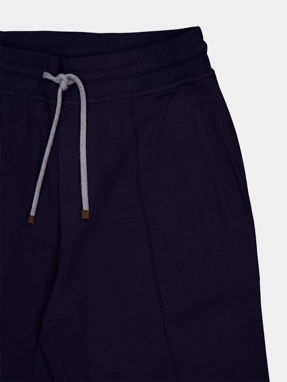 Navy Drawstring Track Pants