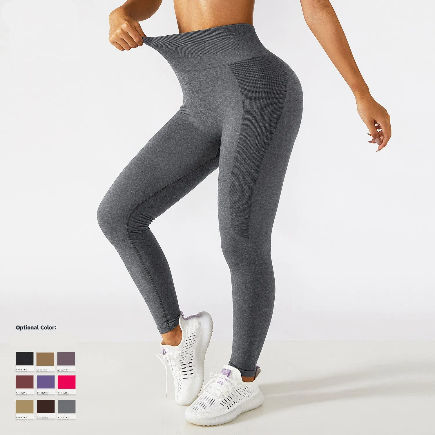 New seamless women-scrunch butt sports running yoga leggings