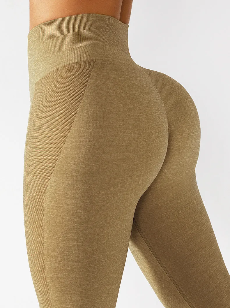 New seamless women-scrunch butt sports running yoga leggings