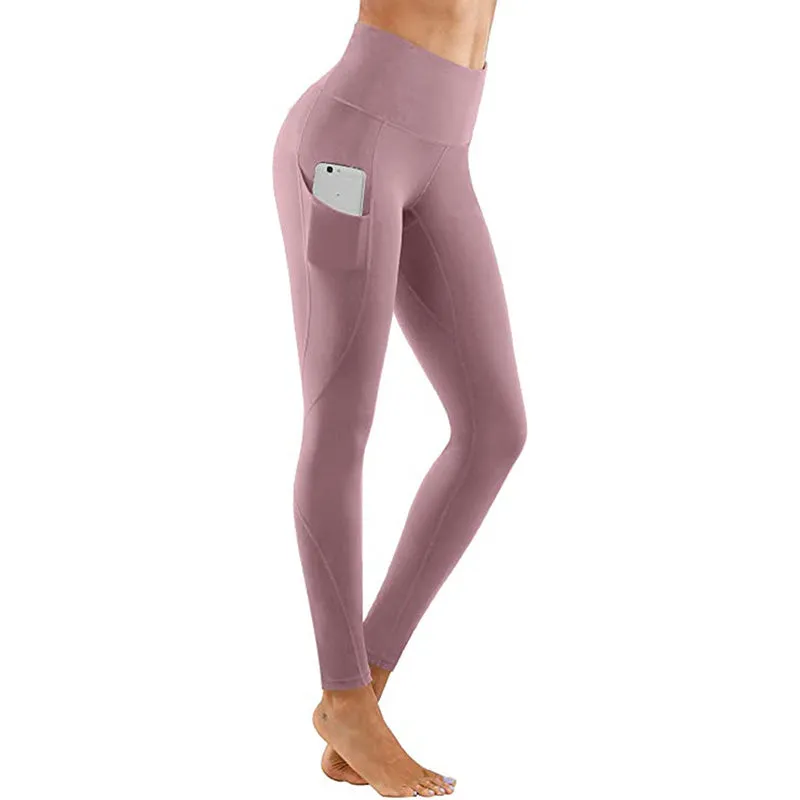 New ZABRI Sexy Yoga  Fitness Sports Solid Sports Female Running High Waist Yoga Tight Sports Pants