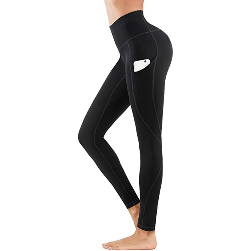 New ZABRI Sexy Yoga  Fitness Sports Solid Sports Female Running High Waist Yoga Tight Sports Pants