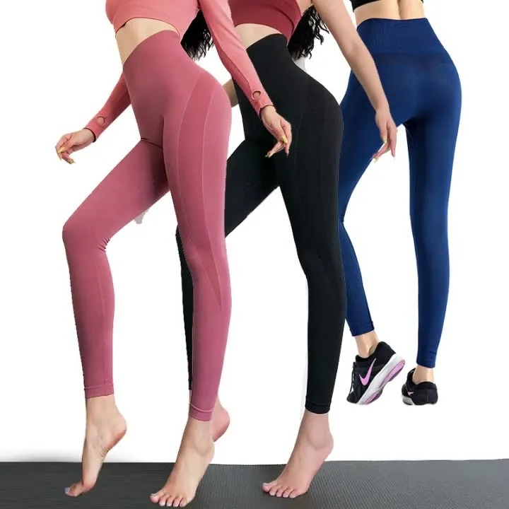 New ZABRI Sexy Yoga  Fitness Sports Solid Sports Female Running High Waist Yoga Tight Sports Pants
