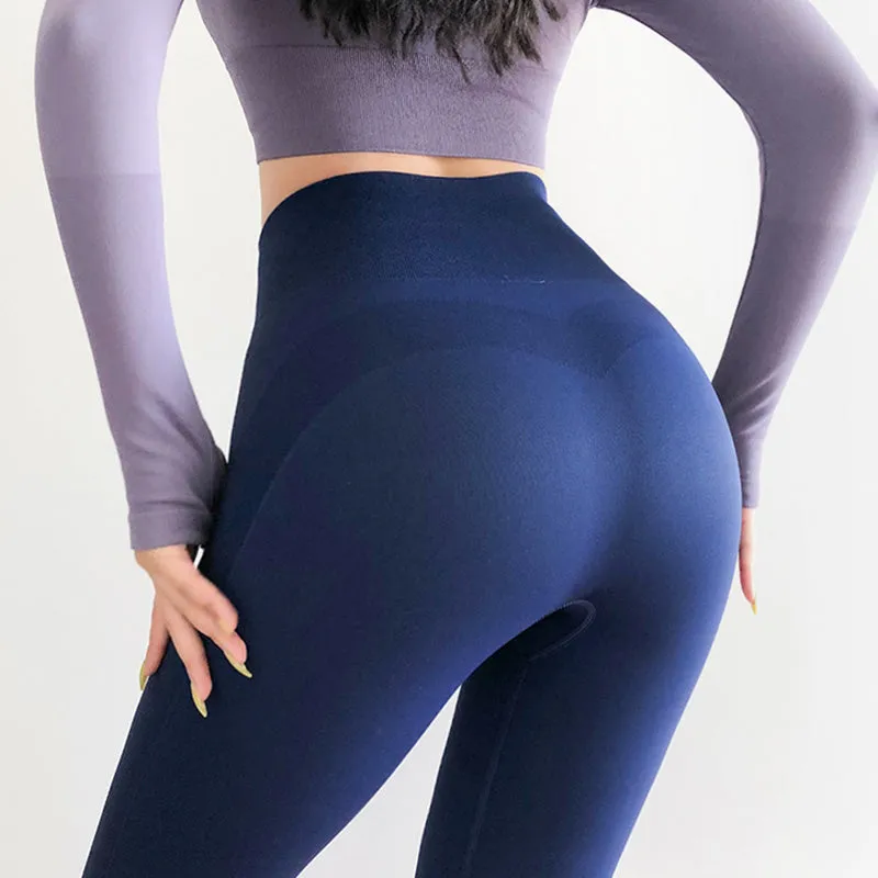 New ZABRI Sexy Yoga  Fitness Sports Solid Sports Female Running High Waist Yoga Tight Sports Pants