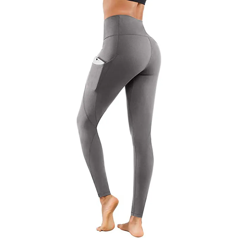 New ZABRI Sexy Yoga  Fitness Sports Solid Sports Female Running High Waist Yoga Tight Sports Pants