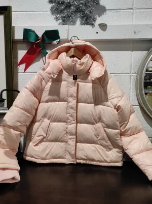 No Boundaries Women's Cropped Puffer Jacket