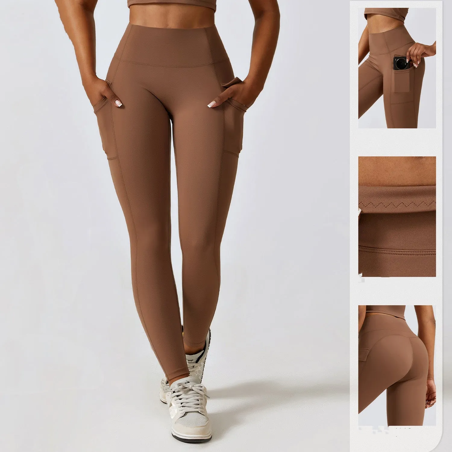 Nude Feel Quick-drying High Waist Hip Lift Fitness Pants
