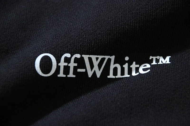 Off White Arrow Printed Trousers Straight Loose Casual Pants #1070
