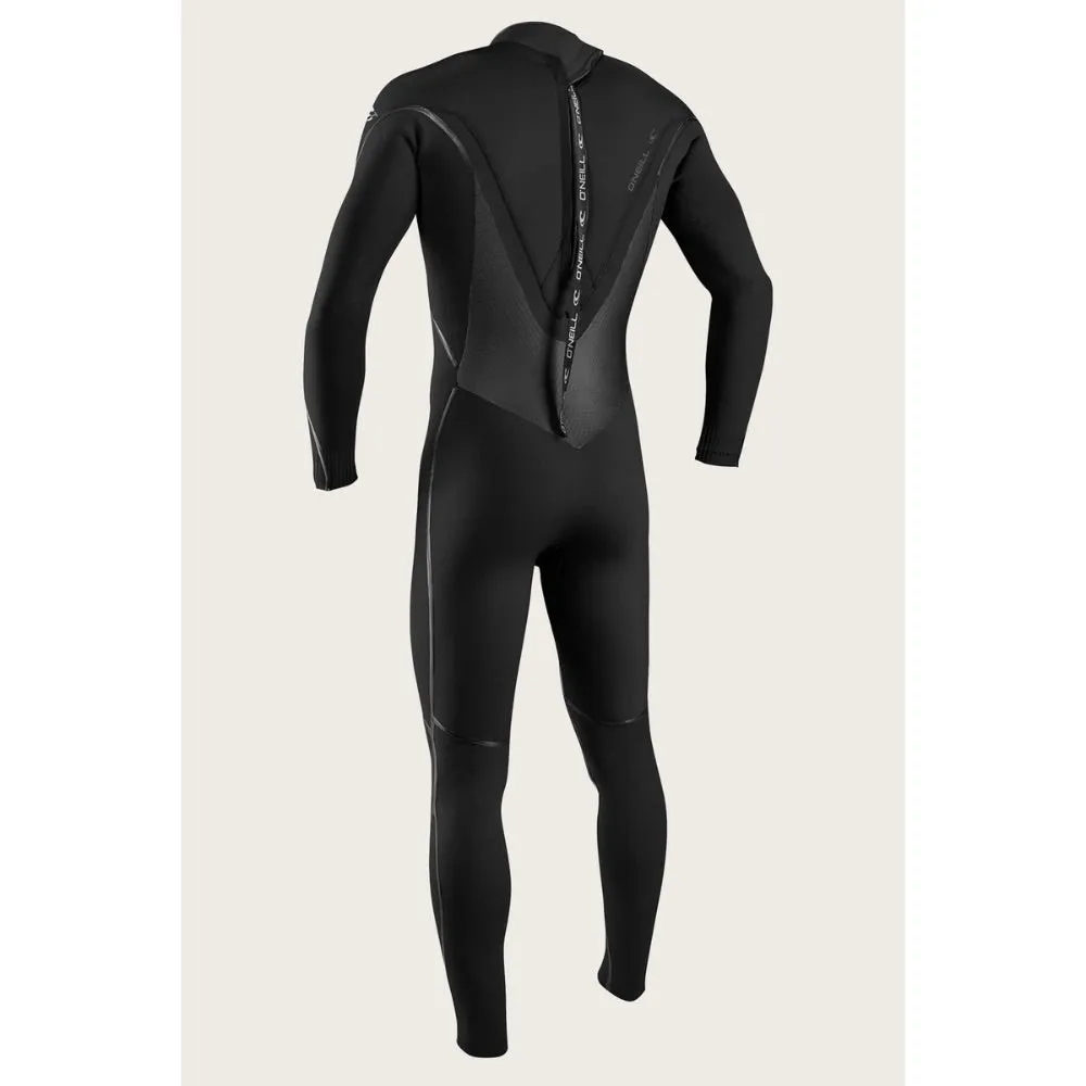 O'NEILL PSYCHO TECH 4/3  BACK ZIP BLACK
