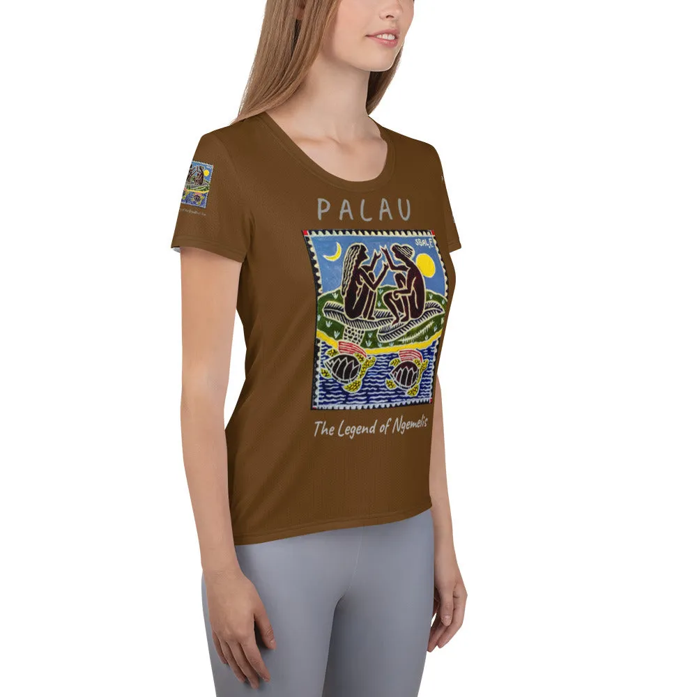 Palau Legends - Legend of Ngemelis - All-Over Print Women's Athletic T-shirt