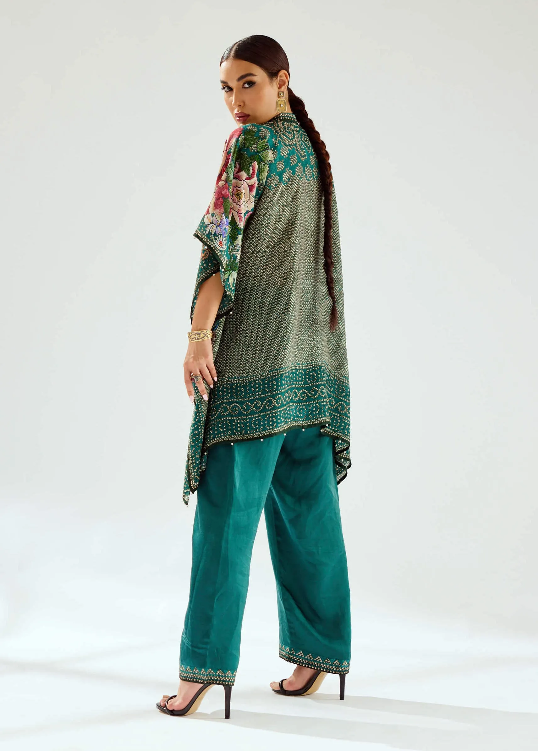 Paloma teal palazzo and tunic
