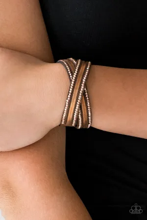 Paparazzi Rocker Rivalry Bracelet Copper