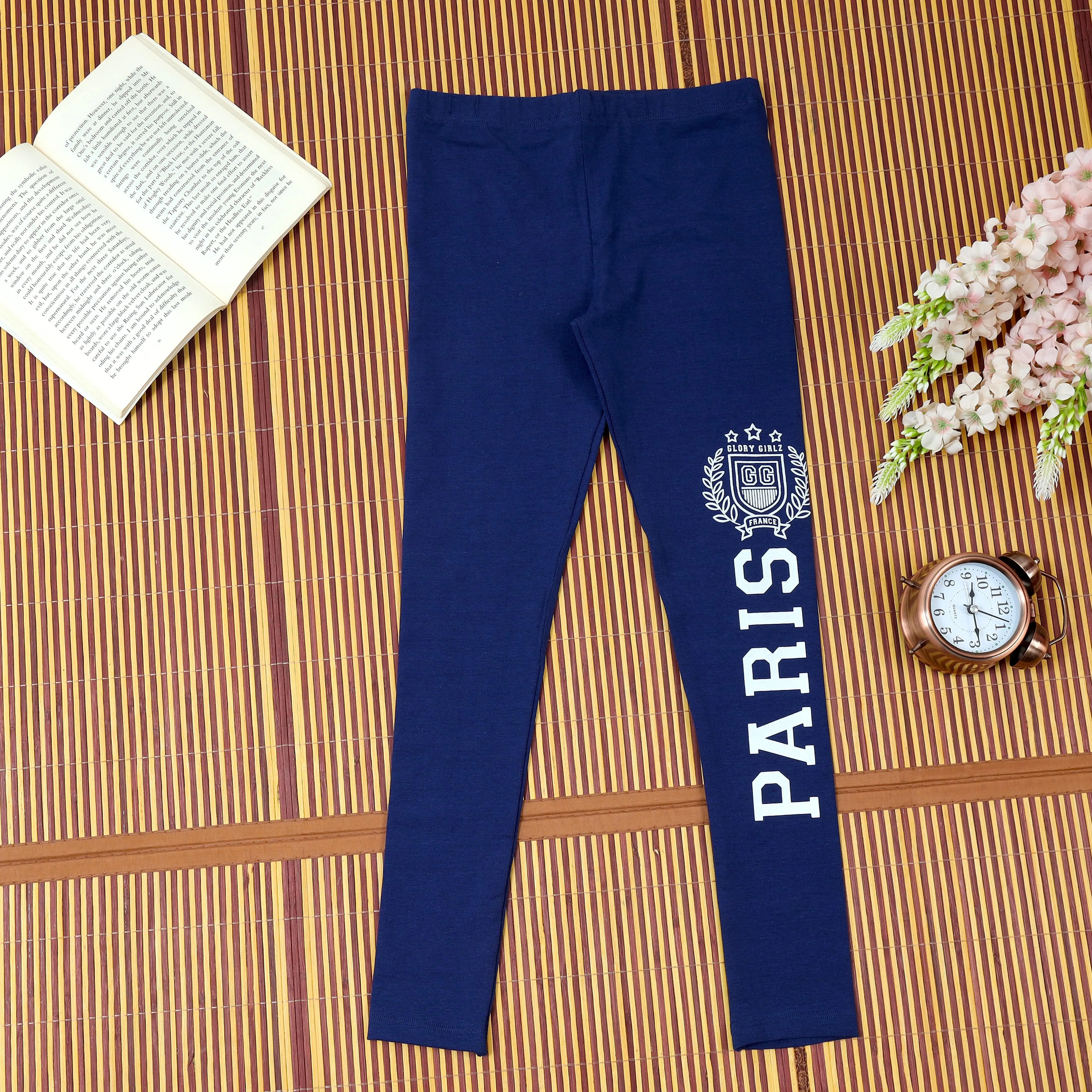 Paris Solid Berry Blue Track Pant