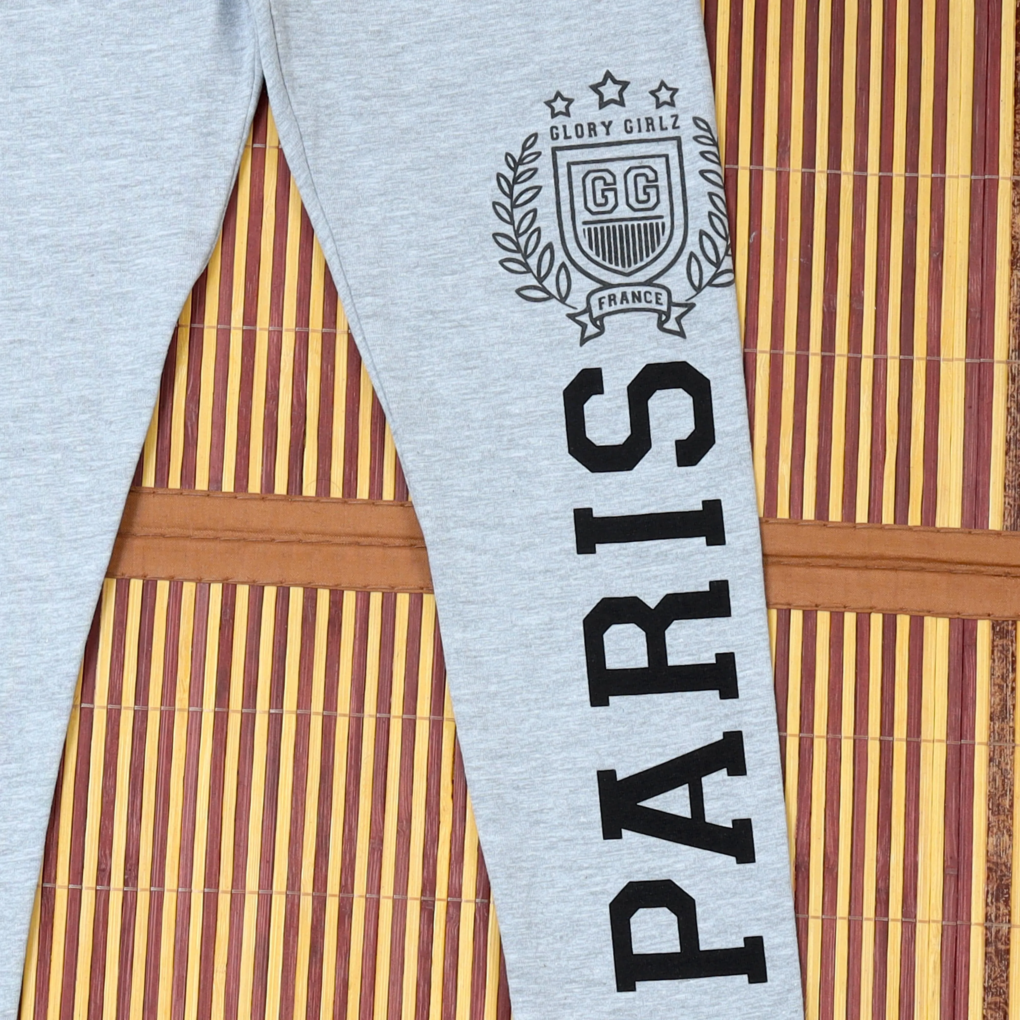 Paris Solid Ebony Grey Track Pant