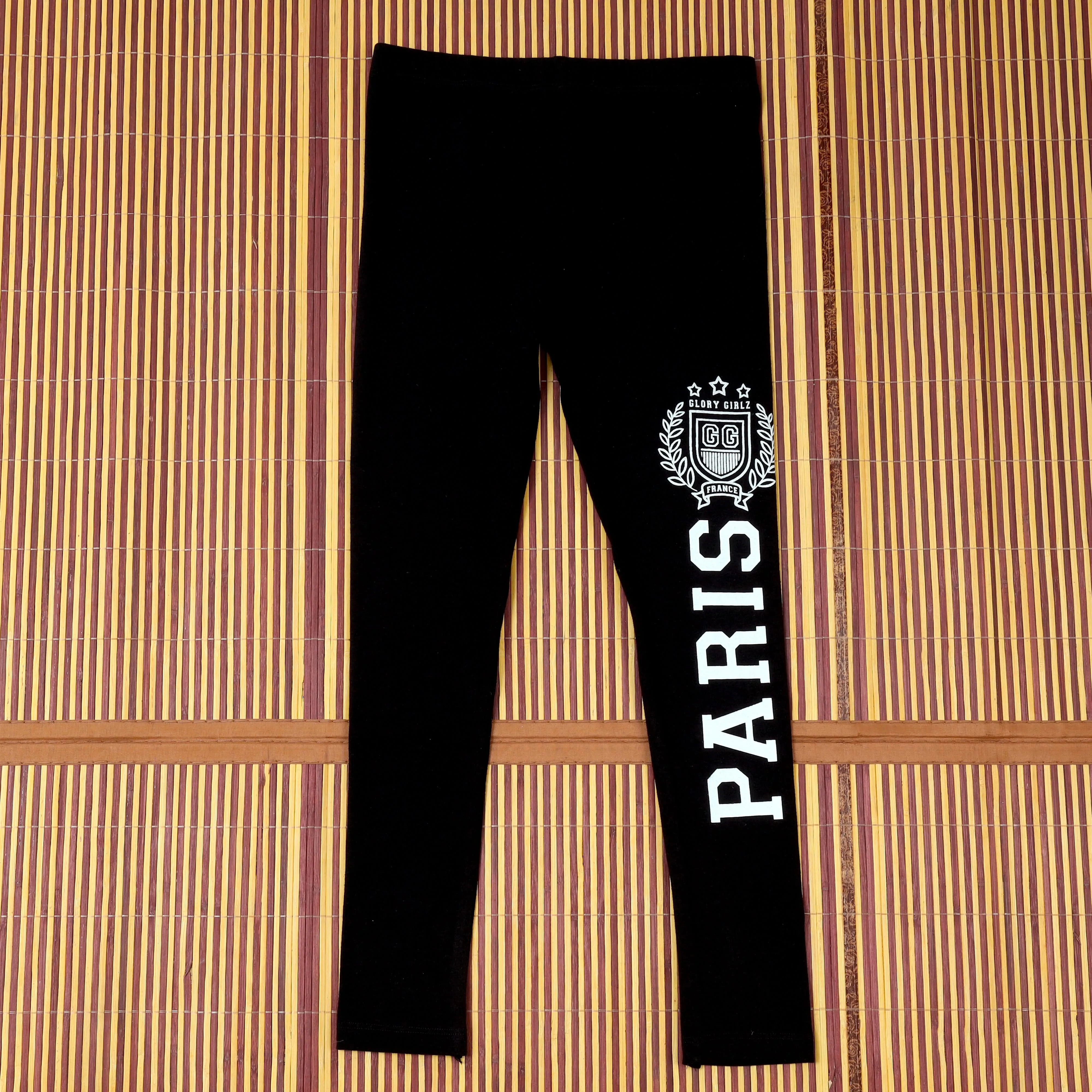 Paris Solid Jet Black Track Pant