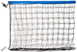 Park & Sun Sports Regulation Size Indoor/Outdoor Recreational Volleyball Net with Rope Cable Top, Blue