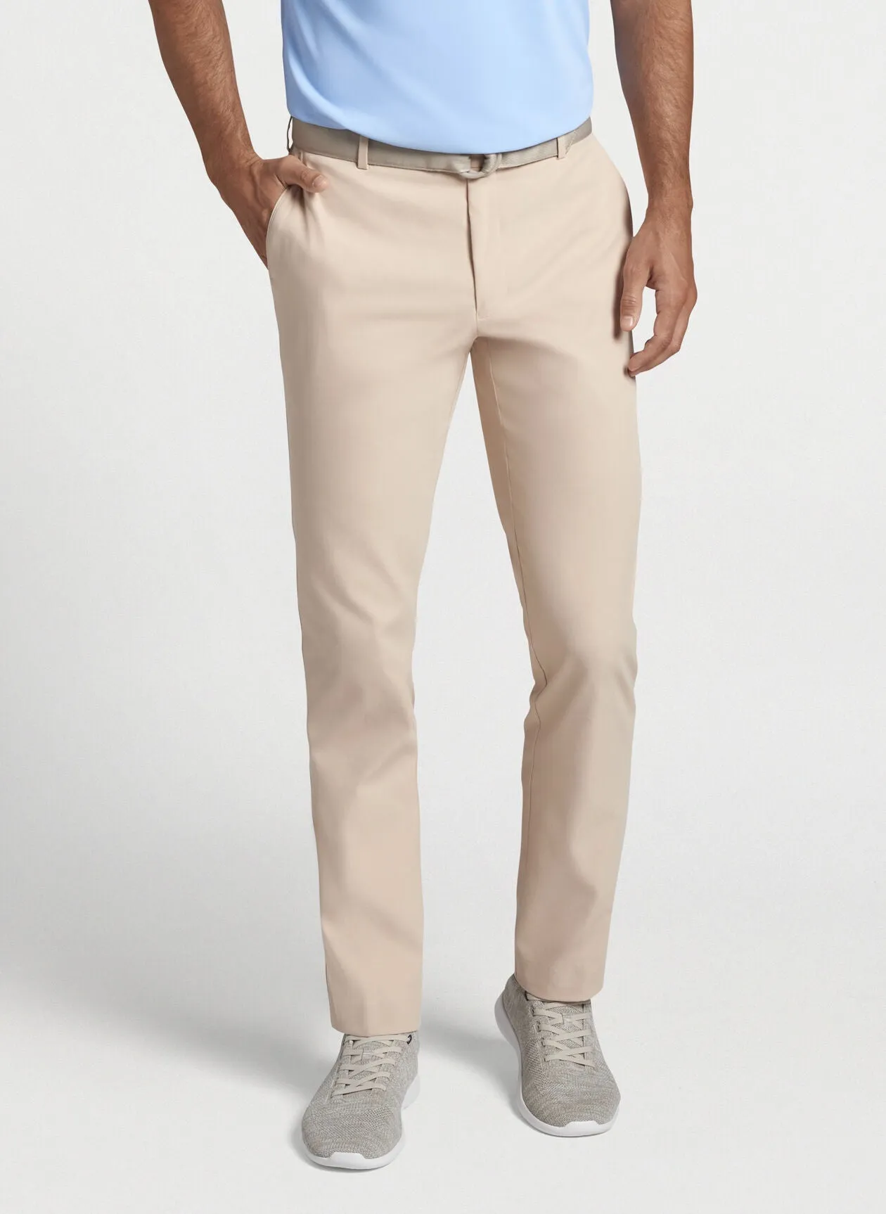 PETER MILLAR RALEIGH PERFORMANCE TROUSER - MACADAMIA