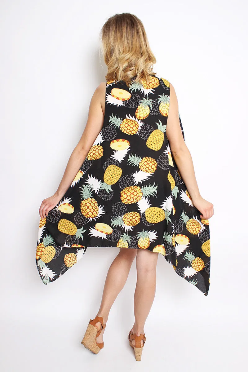 Pineapple Print Vest