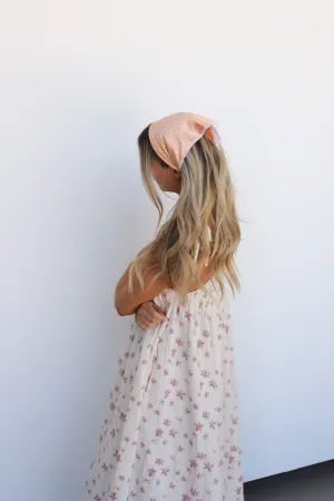 PINK PLAID BANDANA