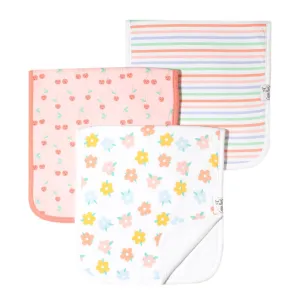 Premium Burp Cloths - Cheery