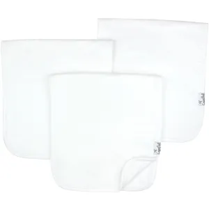 Premium Burp Cloths - White Basics