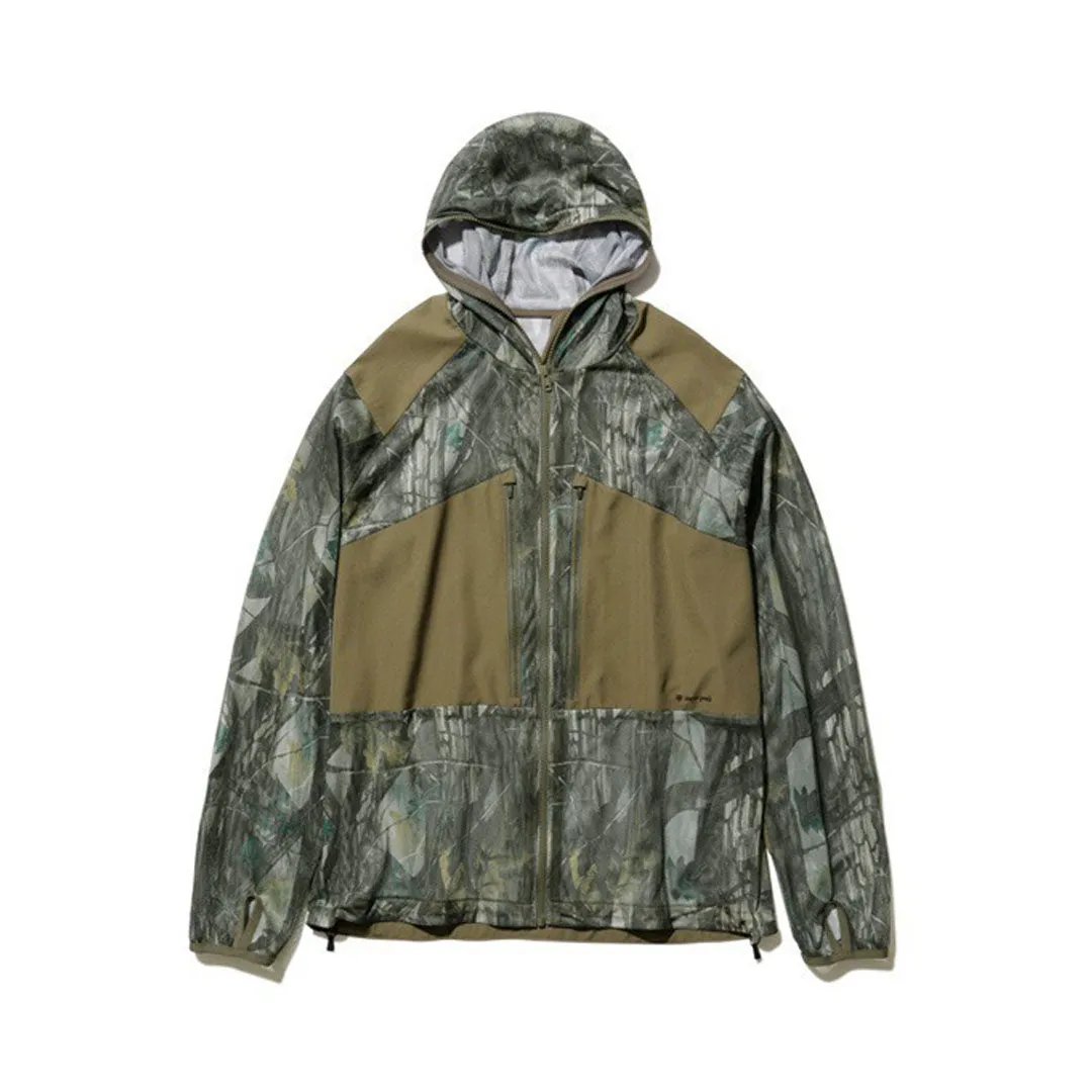 Printed Insect Shield Mesh Jacket Kh Khaki