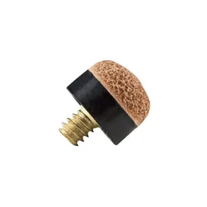 Pro Series PST 12mm Hard Screw-On Replacement Pool Cue Tips (Pack of 12)