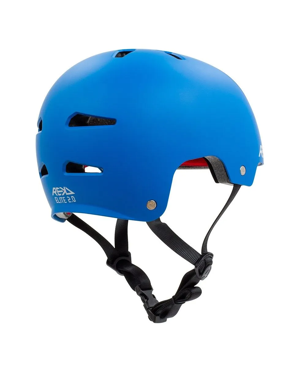 REKD Elite 2.0 Skateboard Skate Scooter BMX Helmet - Blue