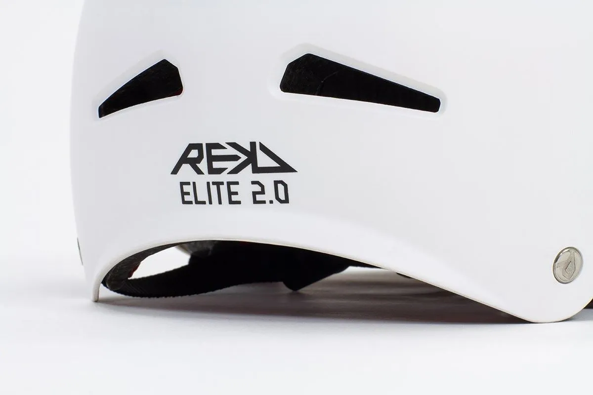 REKD Elite 2.0 Skateboard Skate Scooter BMX Helmet - White