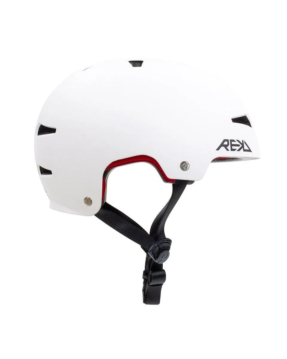 REKD Elite 2.0 Skateboard Skate Scooter BMX Helmet - White