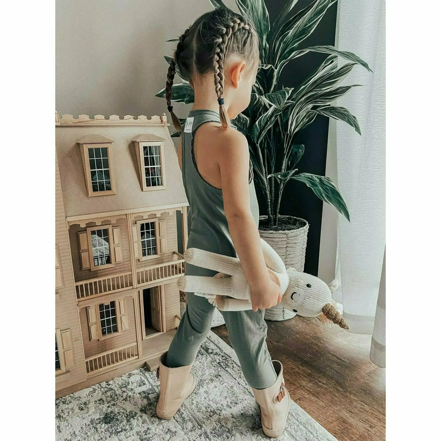 Romper Olive