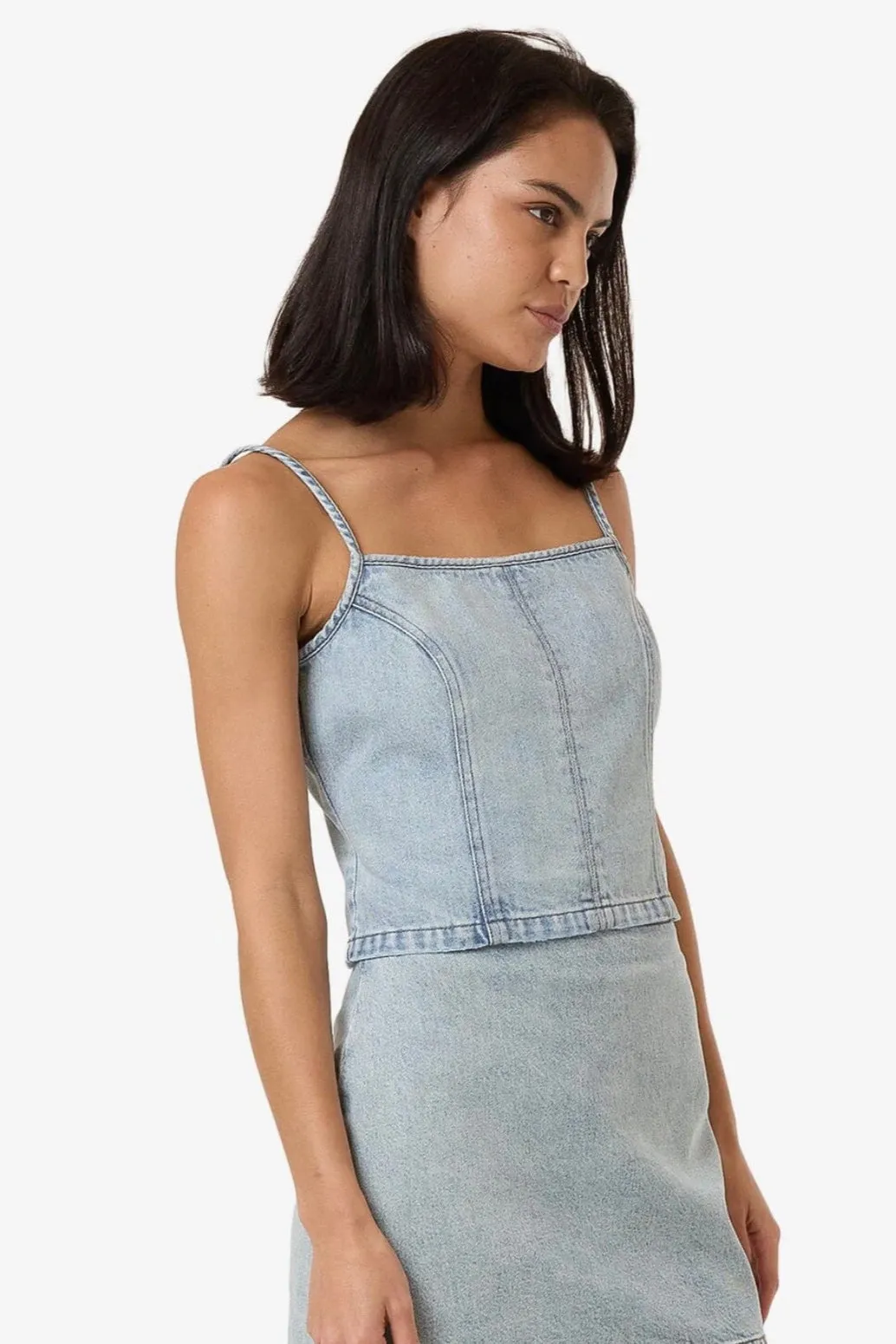 Rory Denim Top Tainted Blue