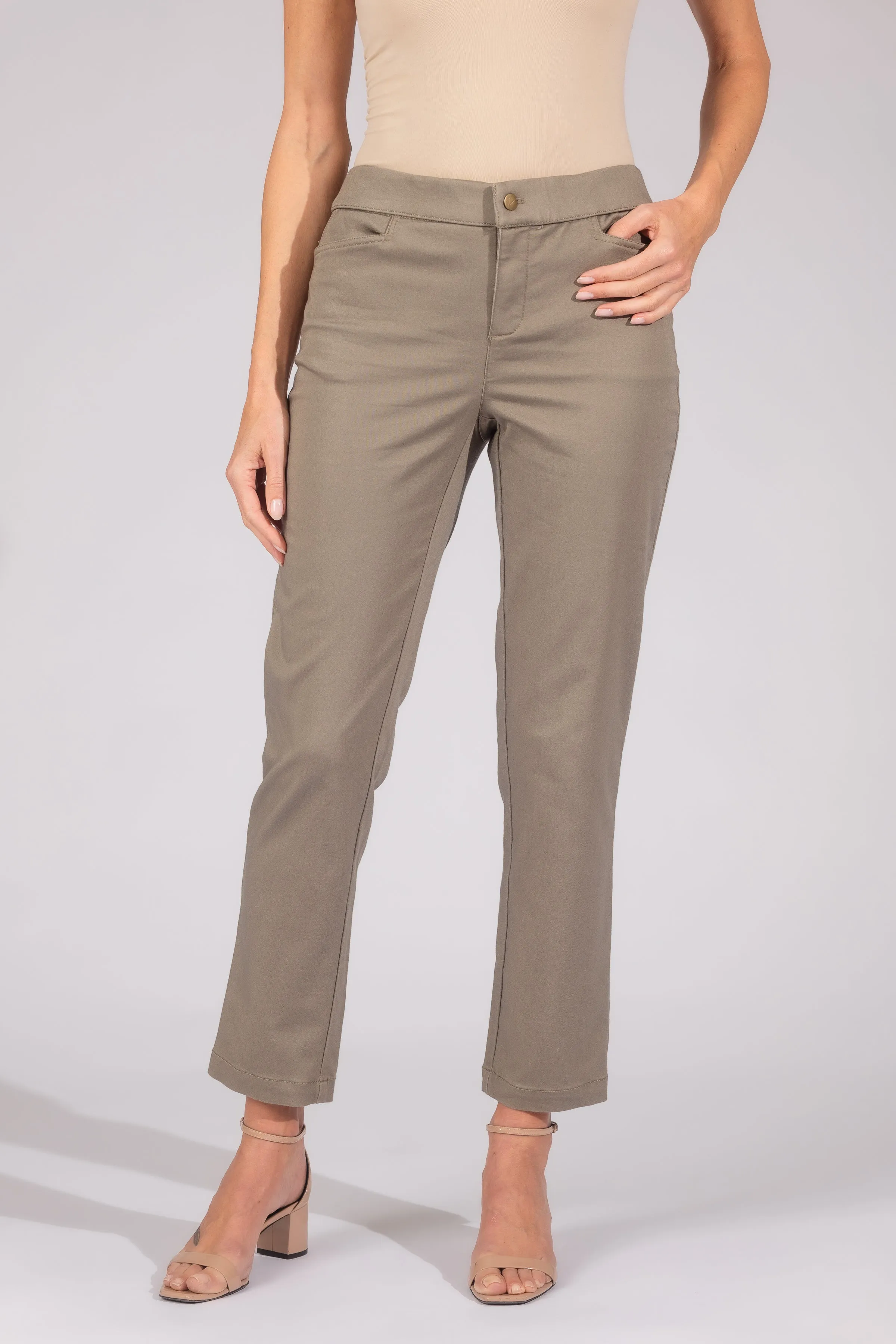 Rose Tummy Control Ankle Pants