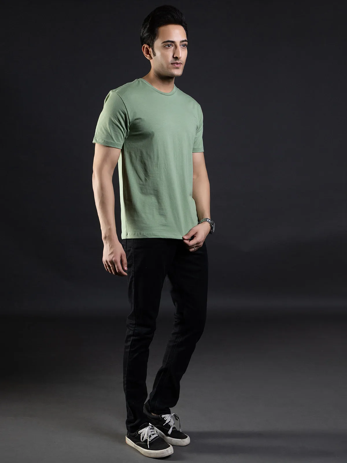 Sage green  | ACTION series | Sports t shirt for Men