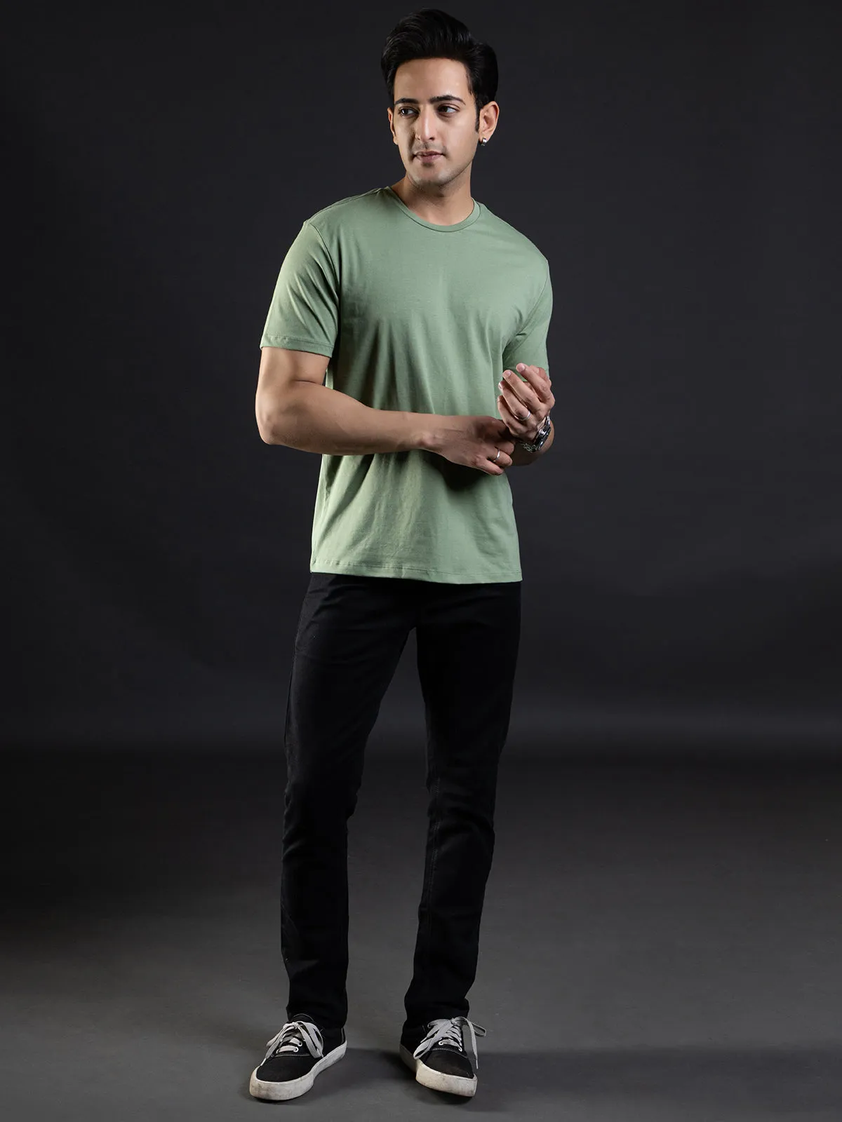 Sage green  | ACTION series | Sports t shirt for Men
