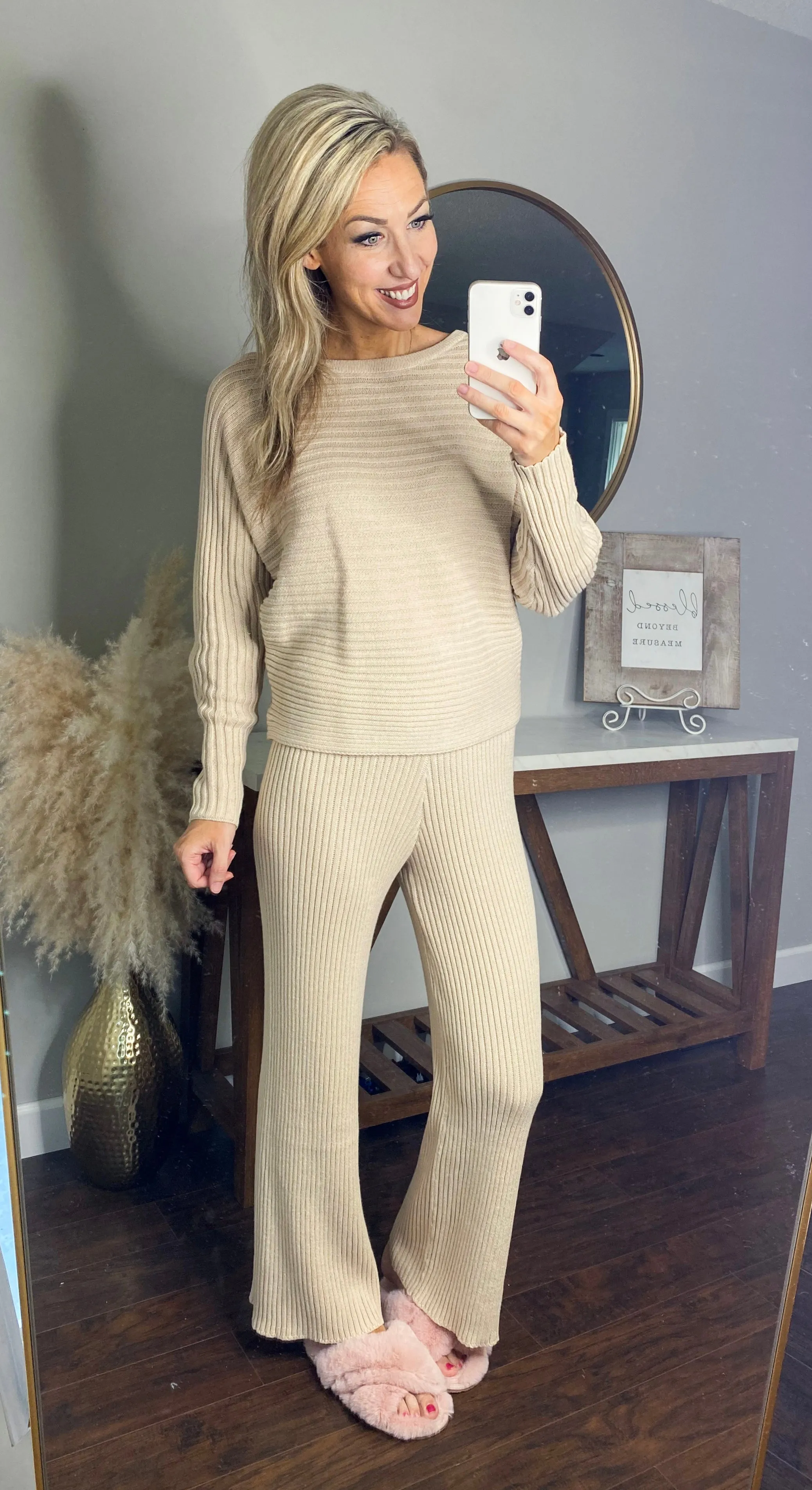 Samantha Ribbed High Waist Pant