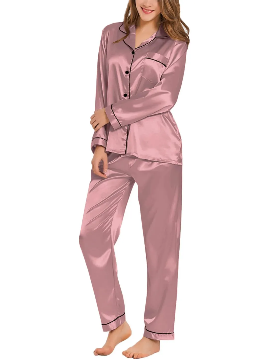 Satin Pyjamas Set