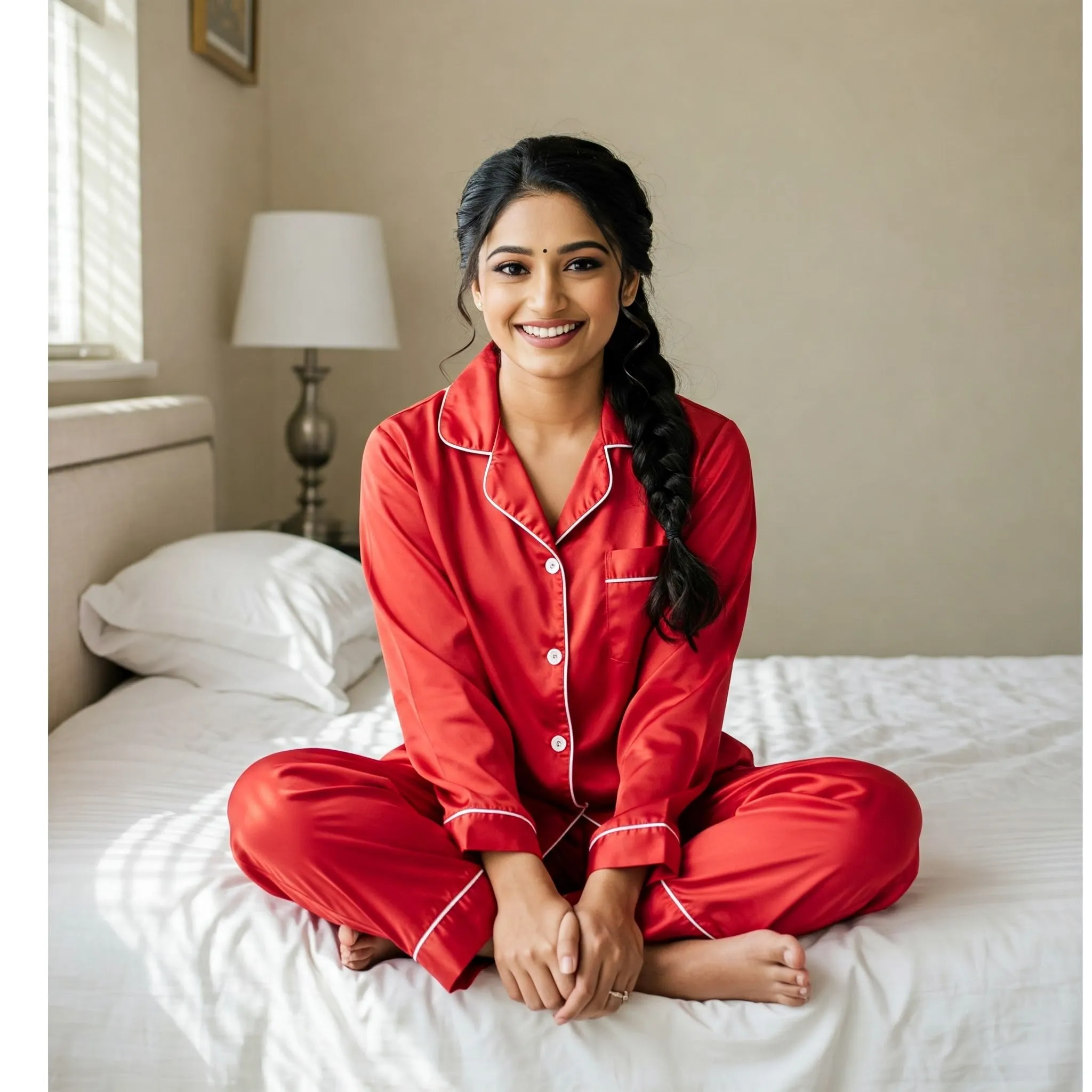 Satin Pyjamas Set
