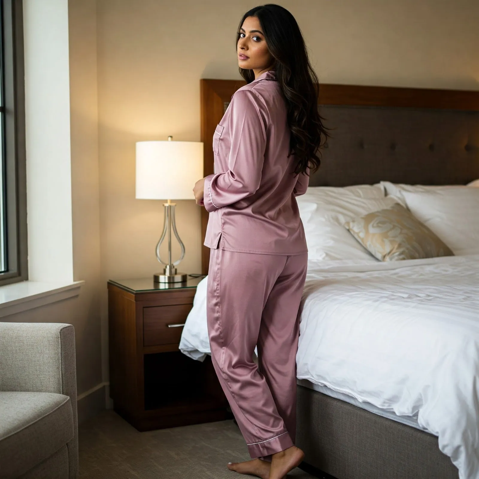 Satin Pyjamas Set