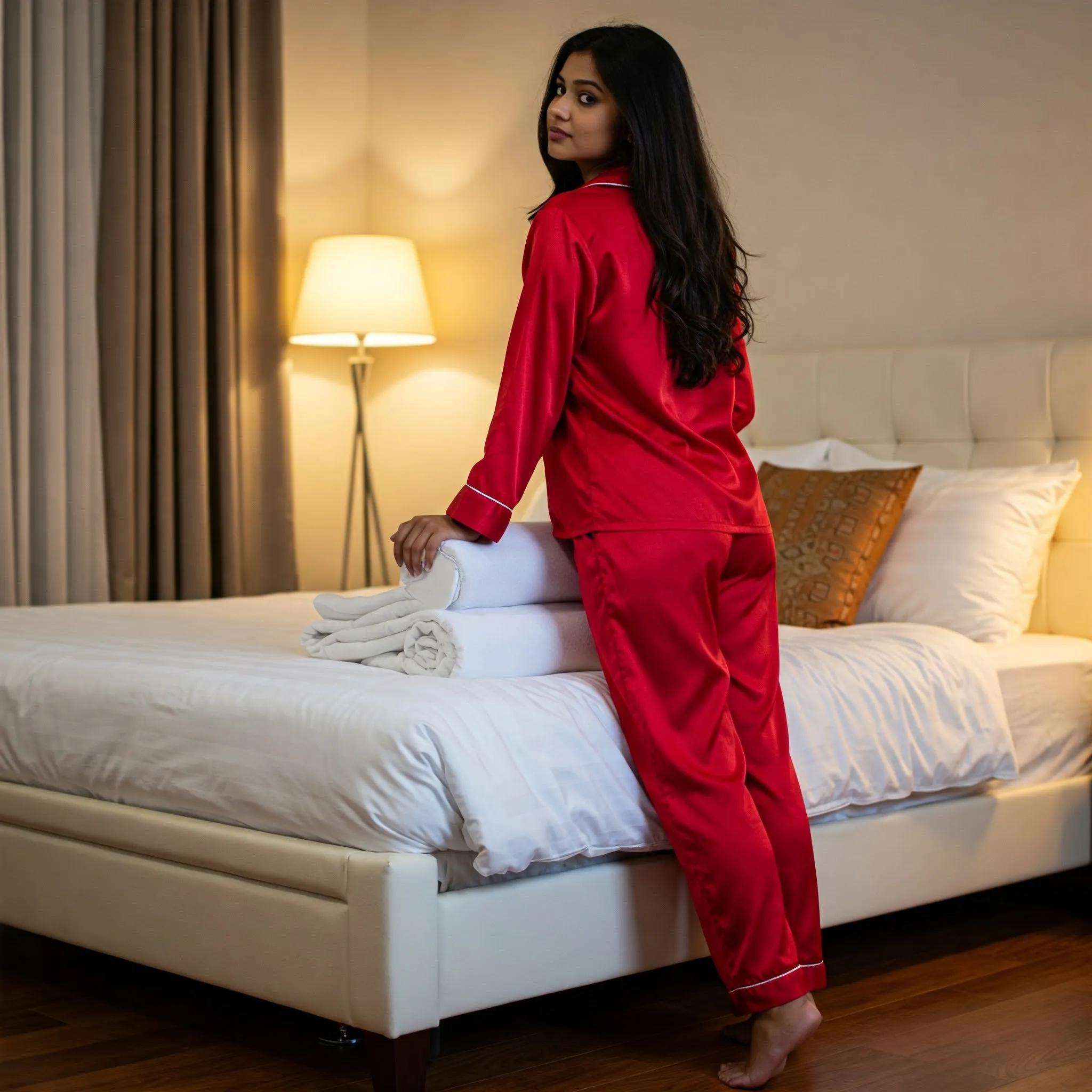 Satin Pyjamas Set