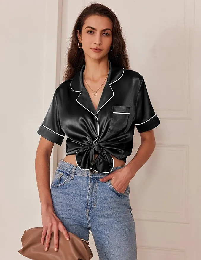 Satin Pyjamas Set