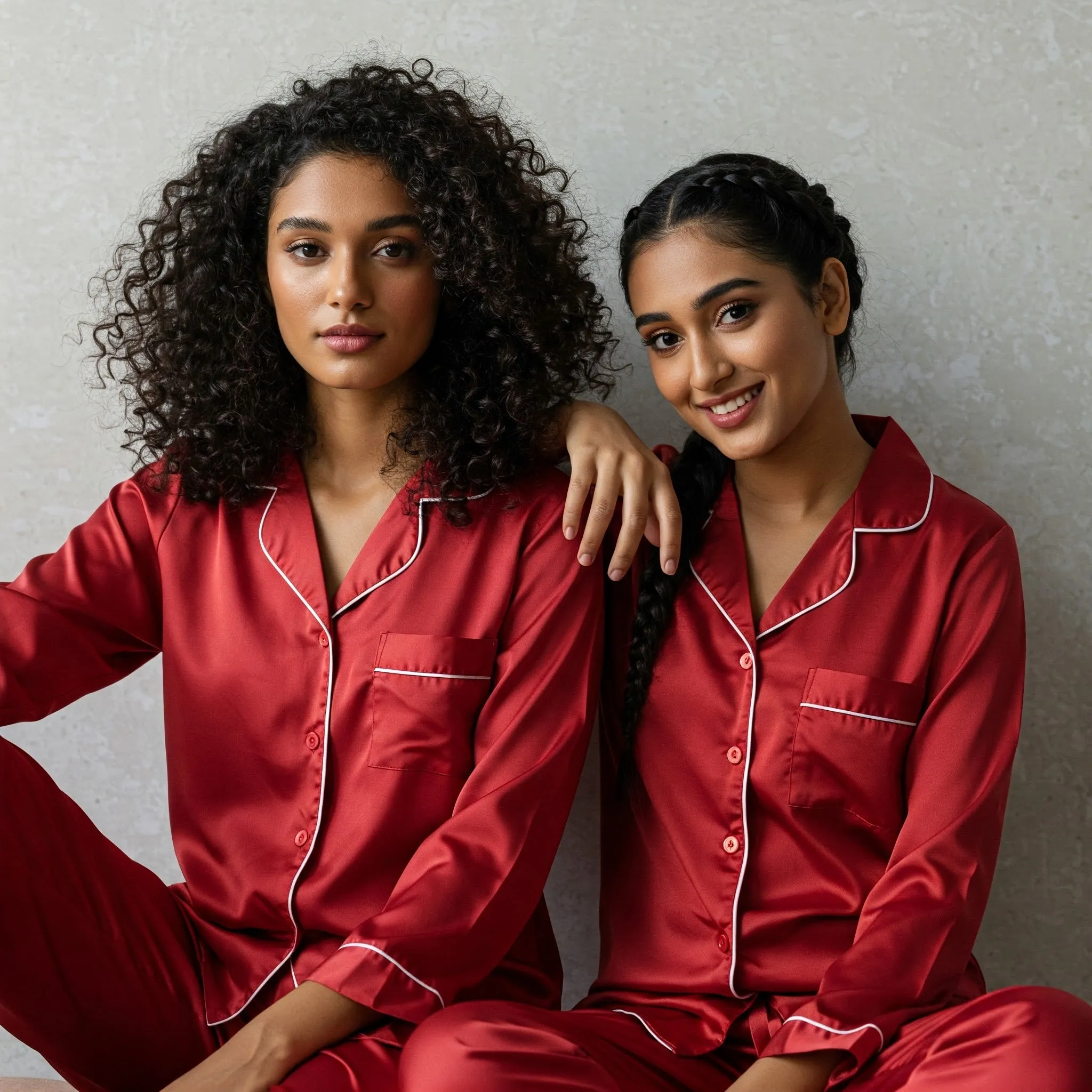 Satin Pyjamas Set