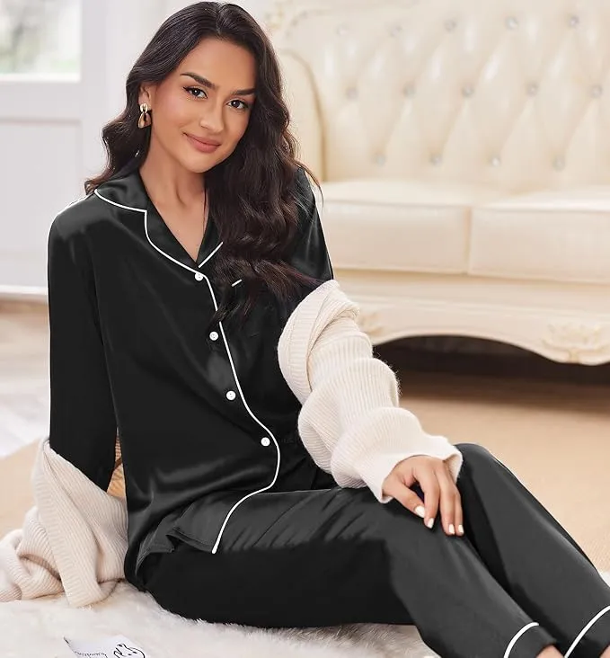 Satin Pyjamas Set